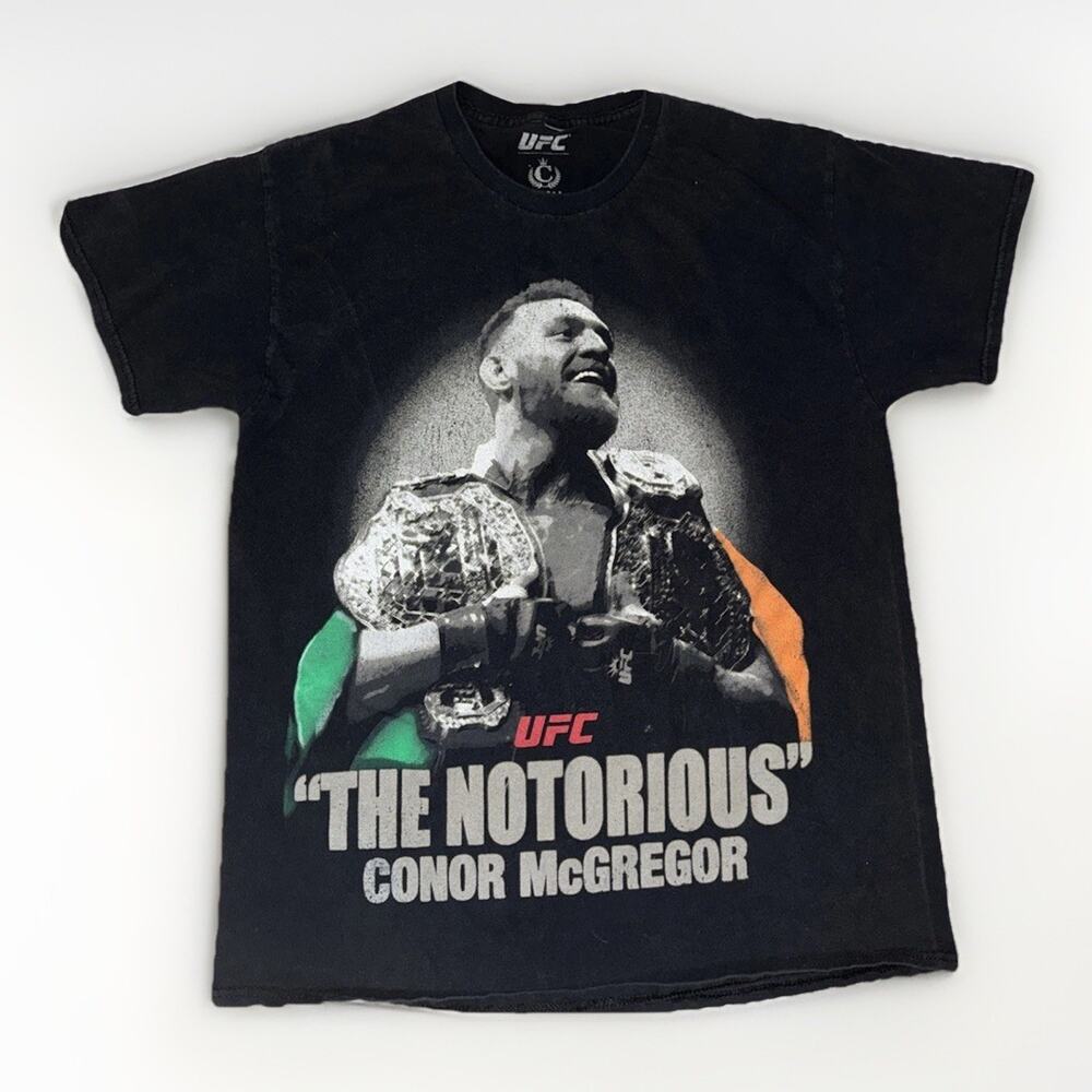 Culture Kings x UFC Conner McGreggor Graphic T-Shirt Black Small 20x27